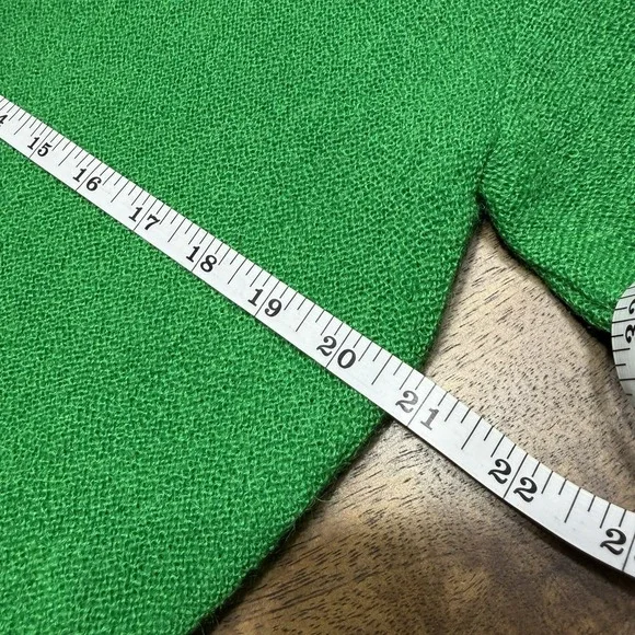 Vintage 70s Mohair Cardigan Sweater Green Medium